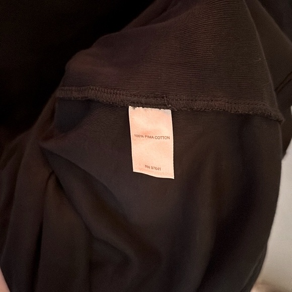 ⭐️NWOT JJILL PERFECT Shirt, Black, M, 100% Pima Cotton, Perfect for Layering 🖤💖 - Picture 11 of 12